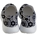 Black And White Pattern Background Structure Women s Lightweight Slip Ons View4