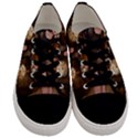 Wonderful Steampunk Lady Men s Low Top Canvas Sneakers View1