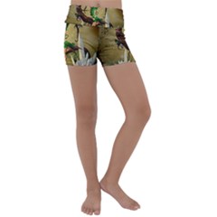 Cute Fairy Kids  Lightweight Velour Yoga Shorts by FantasyWorld7