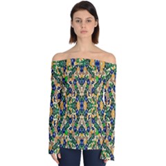 Ml--4-9 Off Shoulder Long Sleeve Top