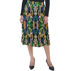 Ml--4-9 Classic Velour Midi Skirt 