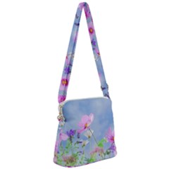 Flora Zipper Messenger Bag