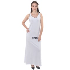 Winter Fractal 5 Sleeveless Velour Maxi Dress