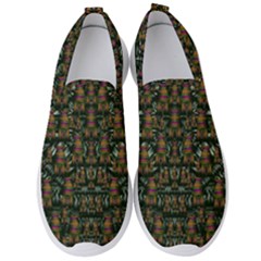 Love My Leggings And Top Ornate Pop Art`s Collage Men s Slip On Sneakers