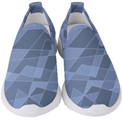 Lines Shapes Pattern Web Creative Kids  Slip On Sneakers