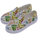 Doodle New Year Party Celebration Kids  Canvas Slip Ons View2