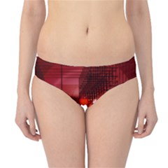 Pattern Structure Light Patterns Hipster Bikini Bottoms by Pakrebo