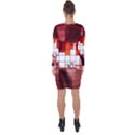 Pattern Structure Light Patterns Asymmetric Cut-Out Shift Dress View2