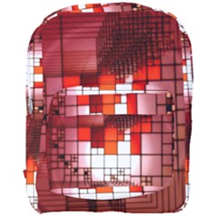 Pattern Structure Light Patterns Full Print Backpack by Pakrebo