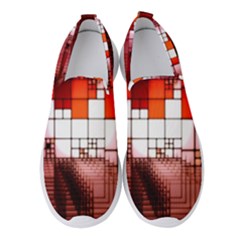 Pattern Structure Light Patterns Women s Slip On Sneakers