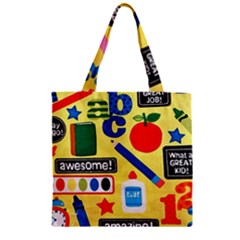 Fabric Cloth Textile Clothing Zipper Grocery Tote Bag by Pakrebo