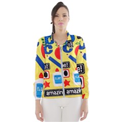 Fabric Cloth Textile Clothing Windbreaker (women) by Pakrebo