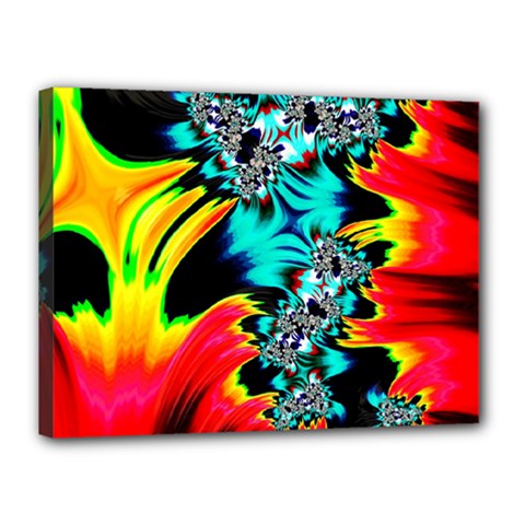 Fractal Mandelbrot Art Wallpaper Canvas 16  X 12  (stretched) by Pakrebo