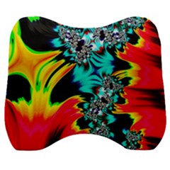 Fractal Mandelbrot Art Wallpaper Velour Head Support Cushion by Pakrebo