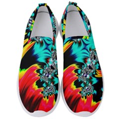 Fractal Mandelbrot Art Wallpaper Men s Slip On Sneakers