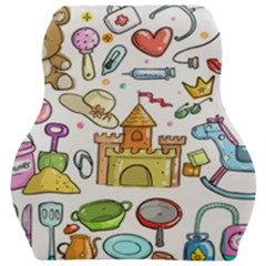 Baby Equipment Child Sketch Hand Car Seat Velour Cushion  by Pakrebo