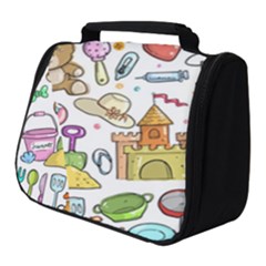 Baby Equipment Child Sketch Hand Full Print Travel Pouch (small) by Pakrebo