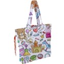 Baby Equipment Child Sketch Hand Drawstring Tote Bag View2