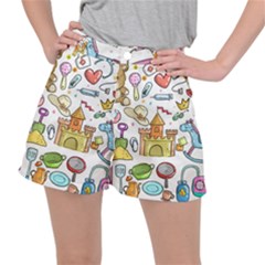 Baby Equipment Child Sketch Hand Stretch Ripstop Shorts