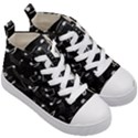 Fabric Cloth Textile Clothing Kids  Mid-Top Canvas Sneakers View3