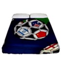 Textile Football Soccer Fabric Fitted Sheet (Queen Size) View1