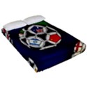 Textile Football Soccer Fabric Fitted Sheet (Queen Size) View2