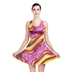 Fractal Mandelbrot Art Wallpaper Reversible Skater Dress by Pakrebo