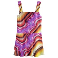 Fractal Mandelbrot Art Wallpaper Kids  Layered Skirt Swimsuit