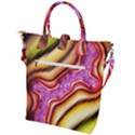 Fractal Mandelbrot Art Wallpaper Buckle Top Tote Bag View2