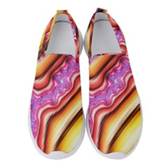 Fractal Mandelbrot Art Wallpaper Women s Slip On Sneakers