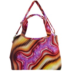 Fractal Mandelbrot Art Wallpaper Double Compartment Shoulder Bag