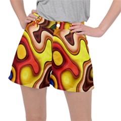 Pattern Background Structure Stretch Ripstop Shorts