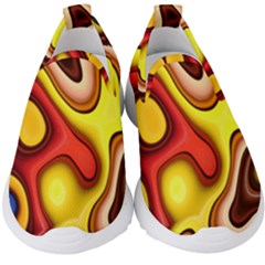 Pattern Background Structure Kids  Slip On Sneakers