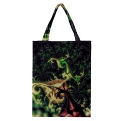 Fractal Cauliflower Green Rendered Classic Tote Bag by Pakrebo