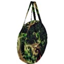 Fractal Cauliflower Green Rendered Giant Round Zipper Tote View3