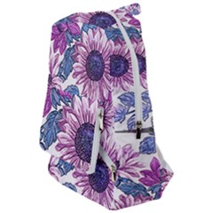 Fabric Flowers Floral Design Travelers  Backpack