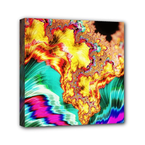 Fractal Mandelbrot Art Wallpaper Mini Canvas 6  X 6  (stretched)