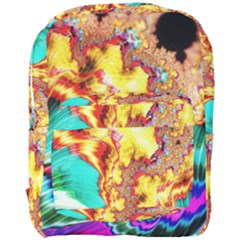 Fractal Mandelbrot Art Wallpaper Full Print Backpack by Pakrebo