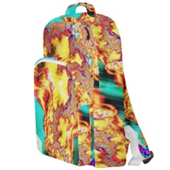 Fractal Mandelbrot Art Wallpaper Double Compartment Backpack by Pakrebo