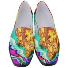 Fractal Mandelbrot Art Wallpaper Women s Classic Loafer Heels