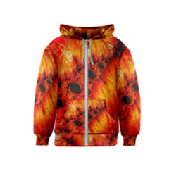 Red Fractal Mandelbrot Art Wallpaper Kids  Zipper Hoodie by Pakrebo