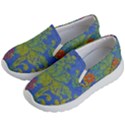 Paint Concrete Old Rough Textured Kids  Lightweight Slip Ons View2