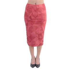 Triangle Background Abstract Midi Pencil Skirt by Mariart