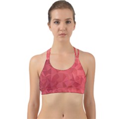 Triangle Background Abstract Back Web Sports Bra