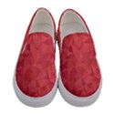 Triangle Background Abstract Women s Canvas Slip Ons View1