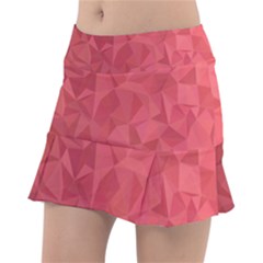 Triangle Background Abstract Tennis Skirt by Mariart