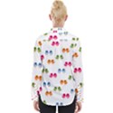 Pattern Birds Cute Womens Long Sleeve Shirt View2