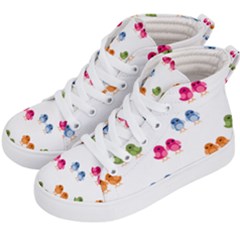 Pattern Birds Cute Kids  Hi-top Skate Sneakers