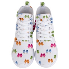 Pattern Birds Cute Women s Lightweight High Top Sneakers