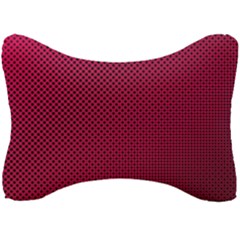 Red Black Pattern Background Seat Head Rest Cushion